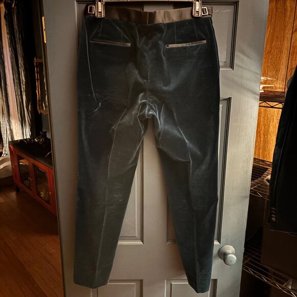 HUGO BOSS - Cotton Velvet Tuxedo - Turquoise - Picture 11 of 16